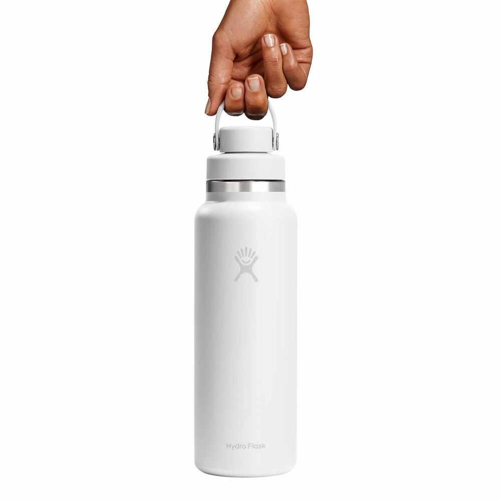40 oz Wide Mouth with Flex Chug Cap - Tonal White